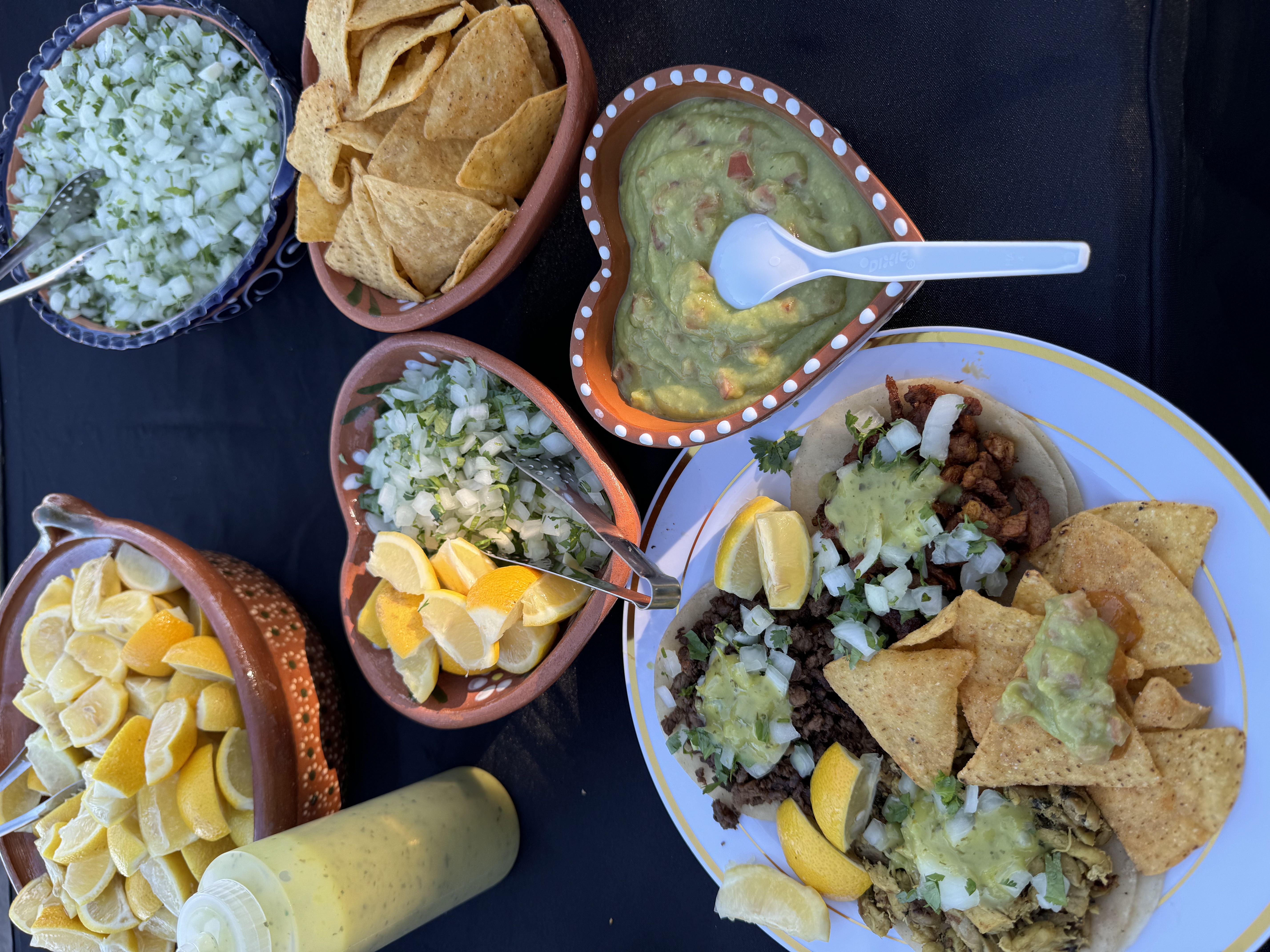 Party platters of authentic street tacos for pickup and delivery