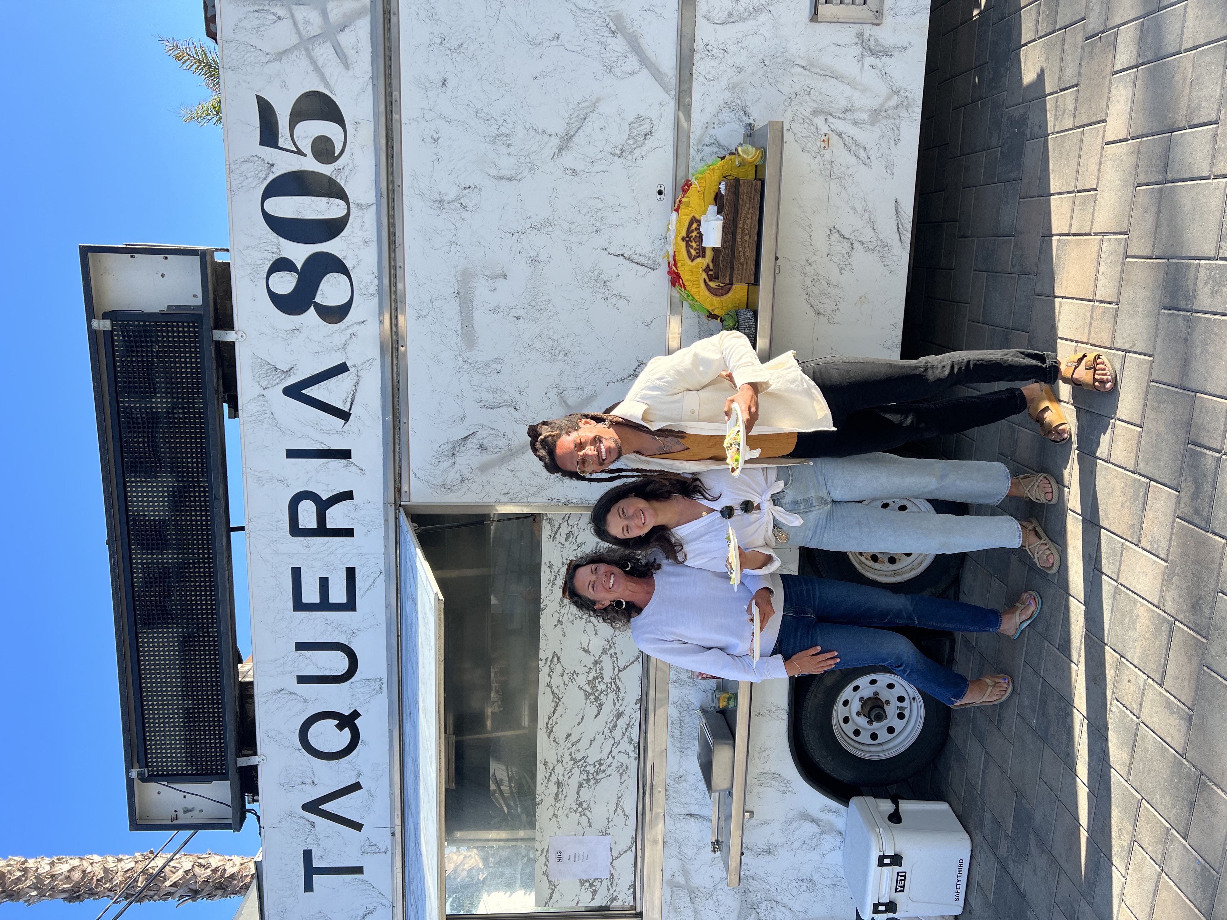 Elegant taco cart catering for weddings and upscale events